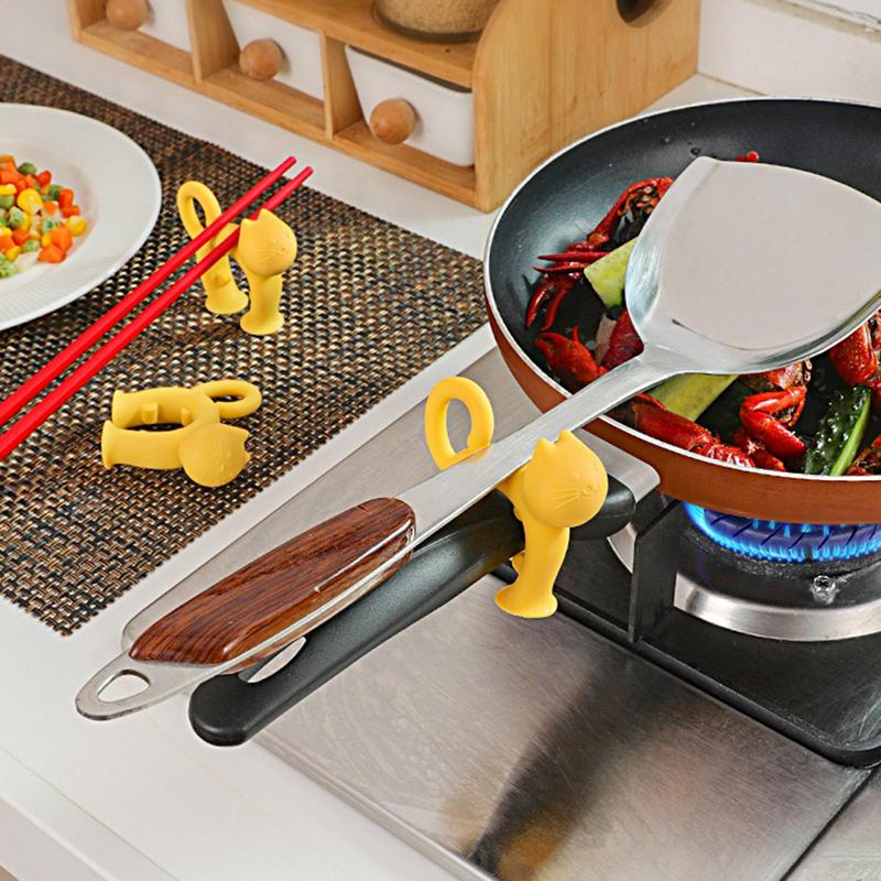 Home Cooking For Cats - Spoon Rest Cat Shape Spoon Cooking