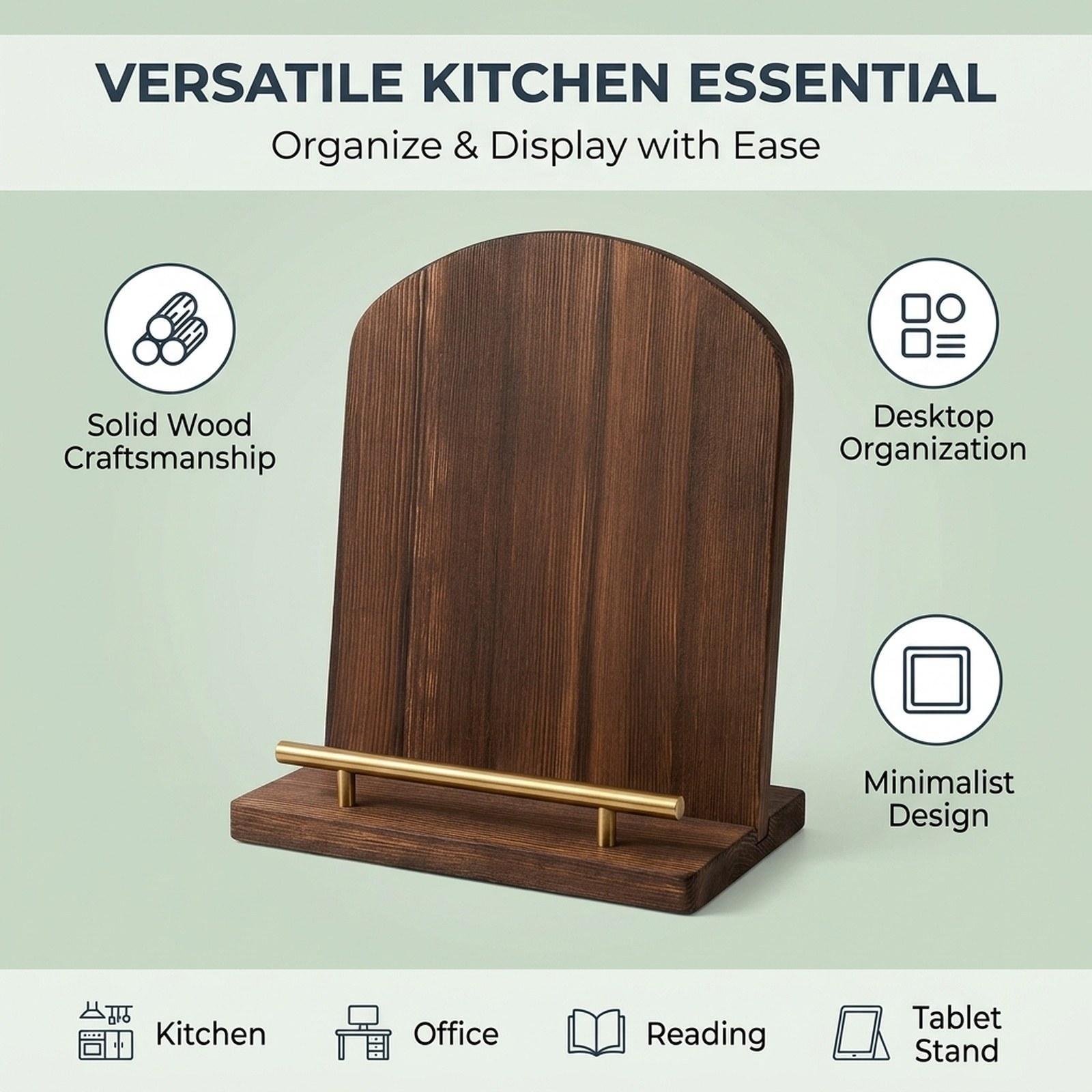 Wooden Cookbook Stand Recipe B - огляд і ціна Home Cooking Book
