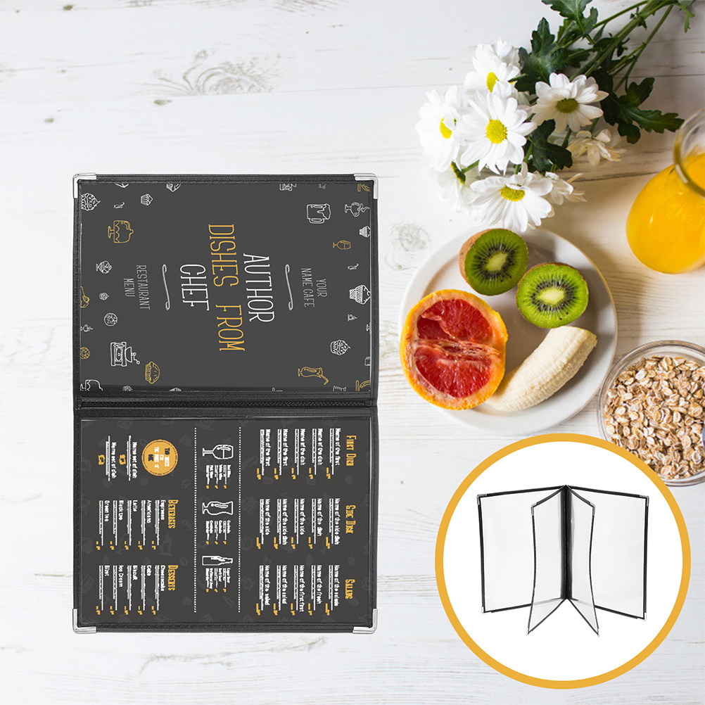 2Pcs Transparent Menu Holder R - огляд і ціна Home Cooking Book