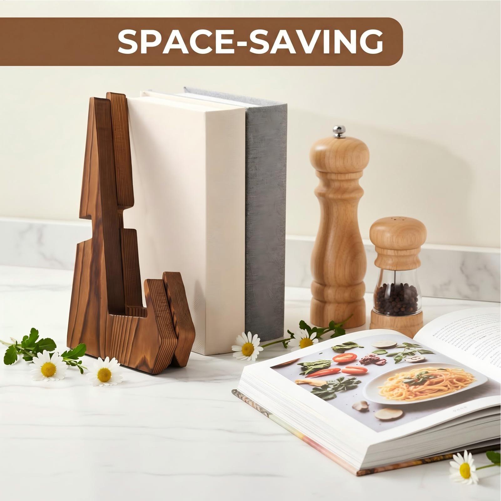 Cookbook Stand Rustic Foldable - огляд і ціна Home Cooking Book