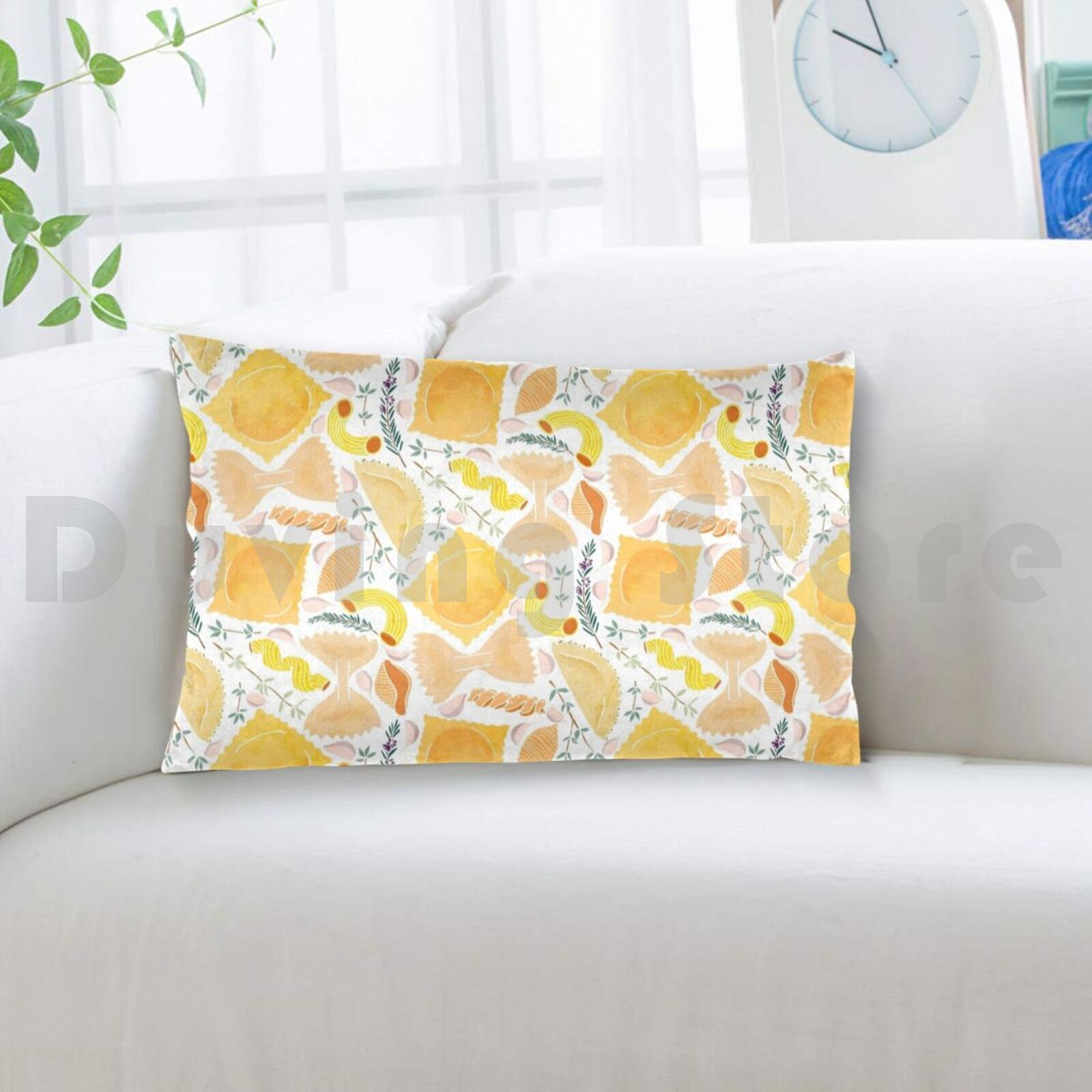 Pasta Pattern On White Pillow  - огляд і ціна Home Cooking On