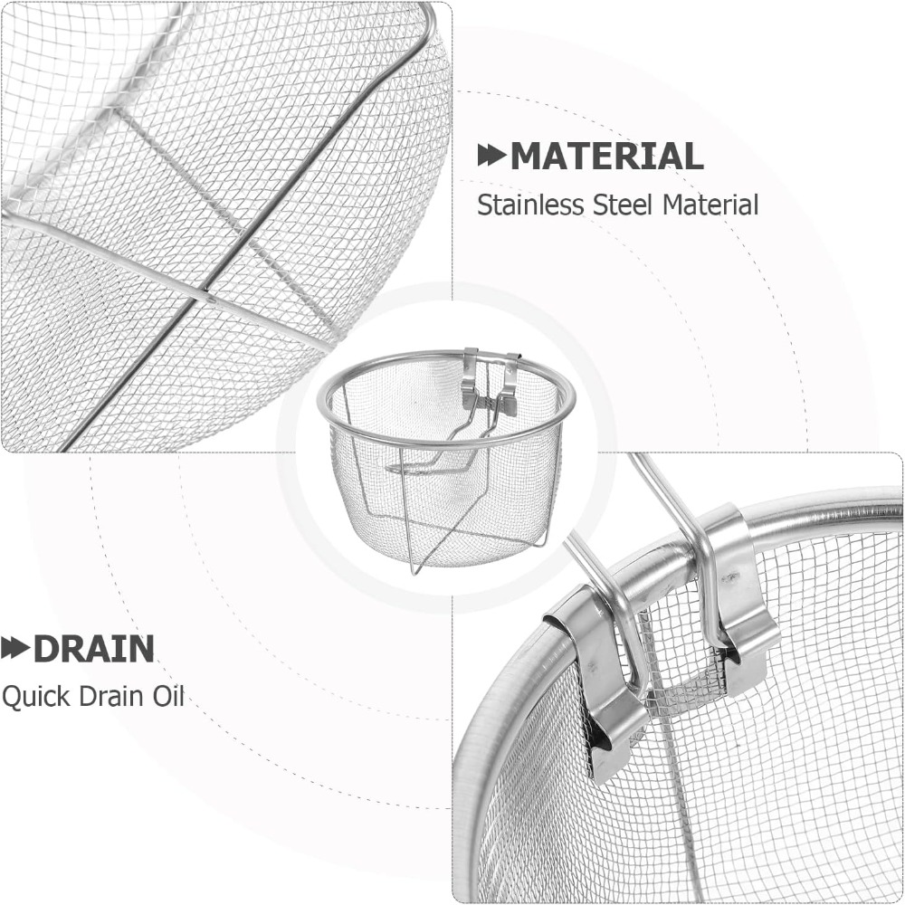 Round Fry Basket with Folding  - огляд і ціна Home Cooking Restaurant
