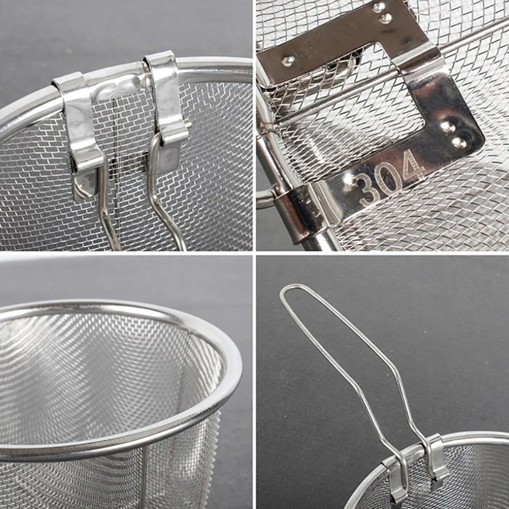 Round Fry Basket with Folding  - огляд і ціна Home Cooking Restaurant