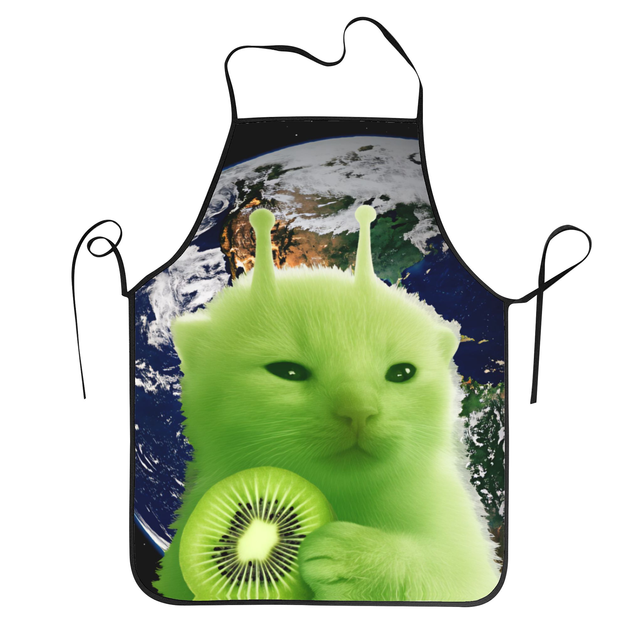 Green Fruit Space Cat Apron  C - огляд і ціна Home Cooking For Cats