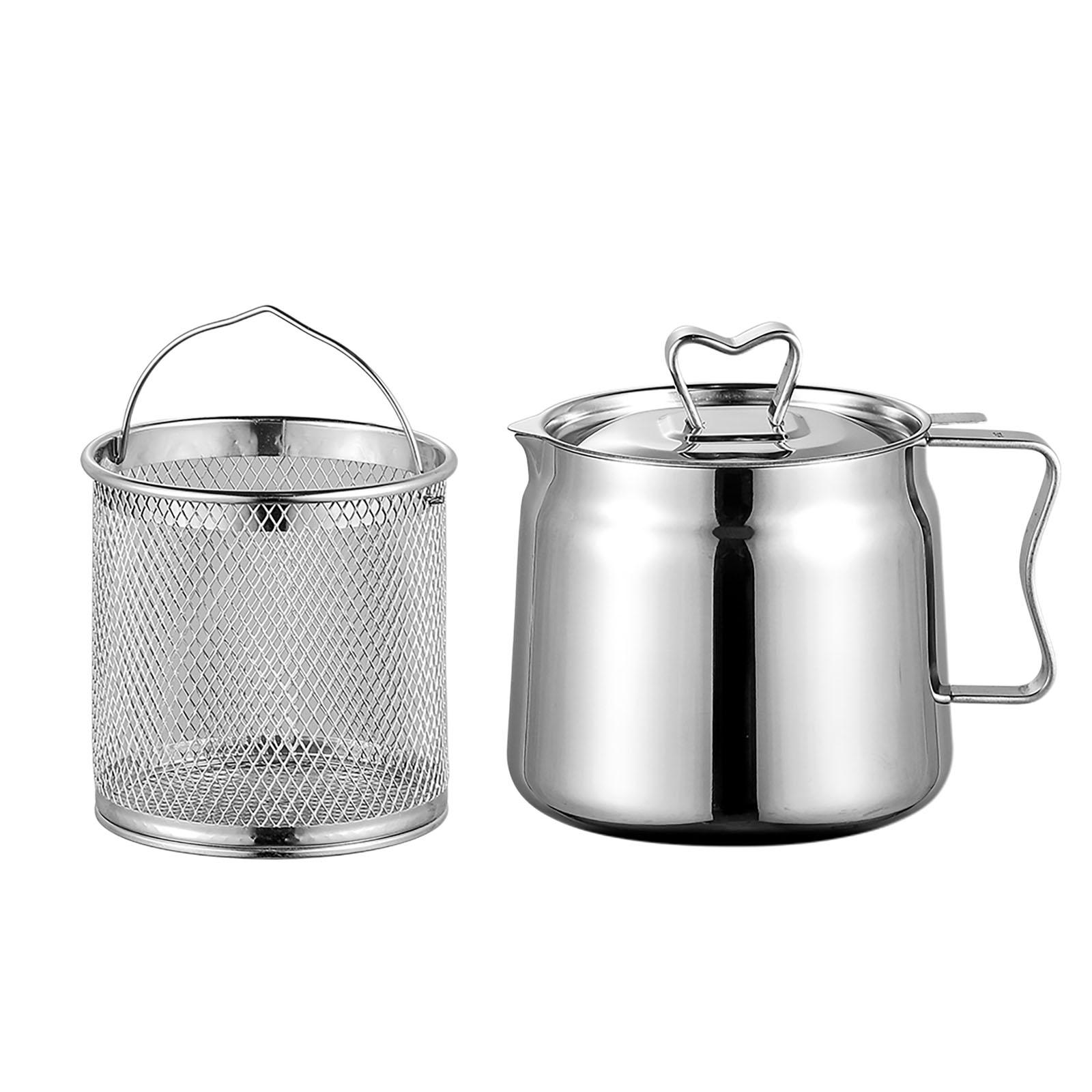 Deep Fryer Set Stainless Oil F - огляд і ціна Home Cooking Oil Filter
