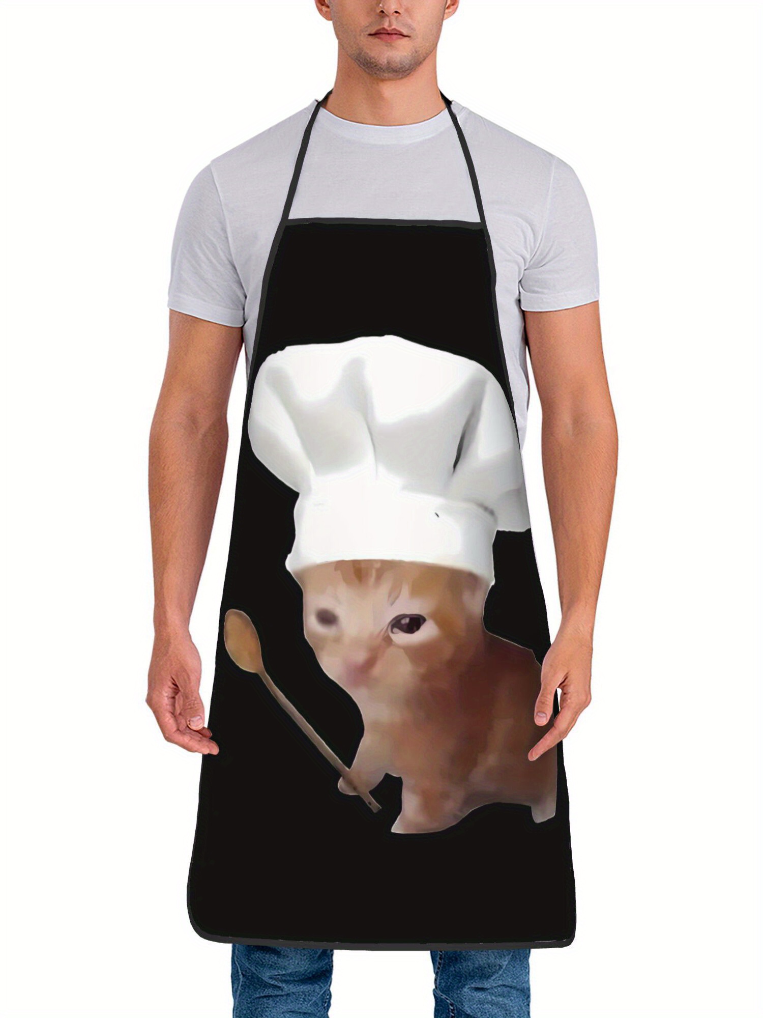Funny Chef Crying Cat Apron Ki - огляд і ціна Home Cooking For Cats