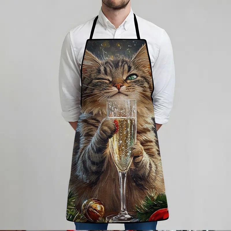 A Cat-Themed Printed Apron, St - огляд і ціна Home Cooking For Cats