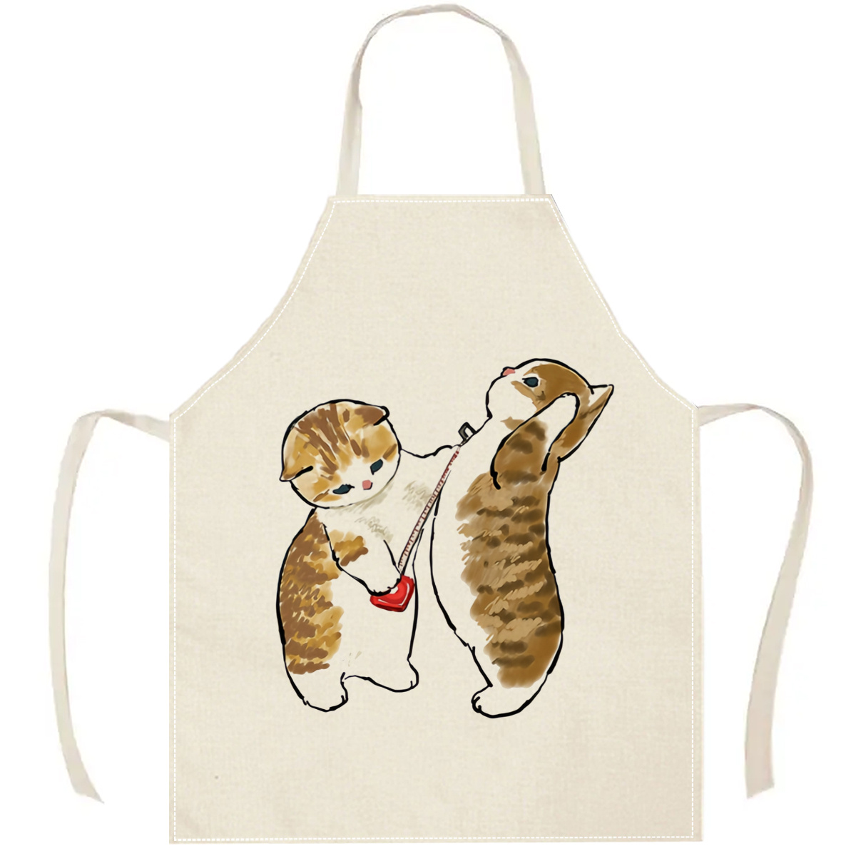 1pc Cute Cats Playing Apron Li - огляд і ціна Home Cooking For Cats