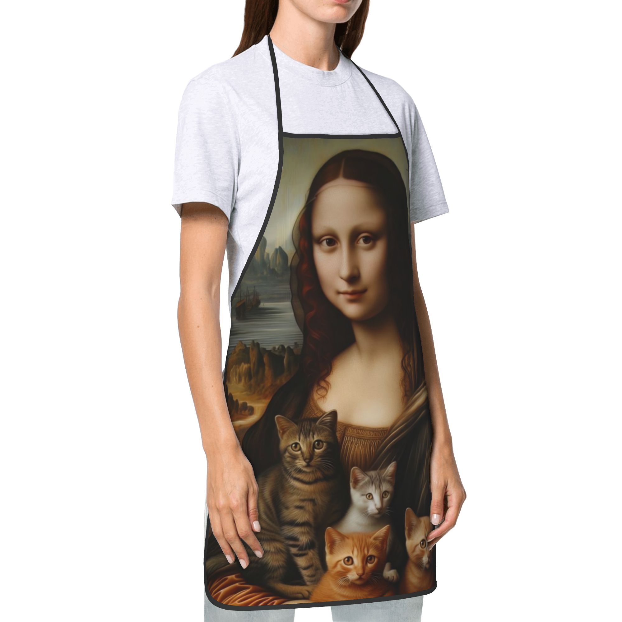 Cat Lover Mona Lisa Apron  Coo - огляд і ціна Home Cooking For Cats