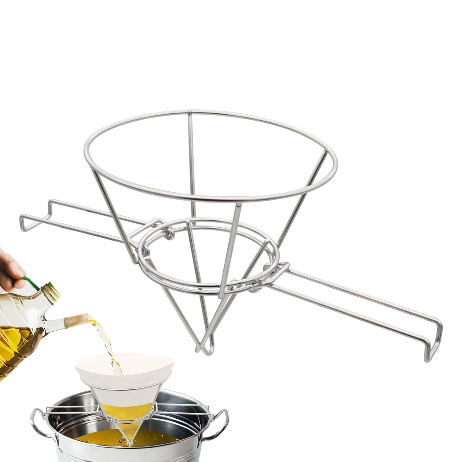 Fryer Filter Stand Cooking Oil - огляд і ціна Home Cooking Oil Filter