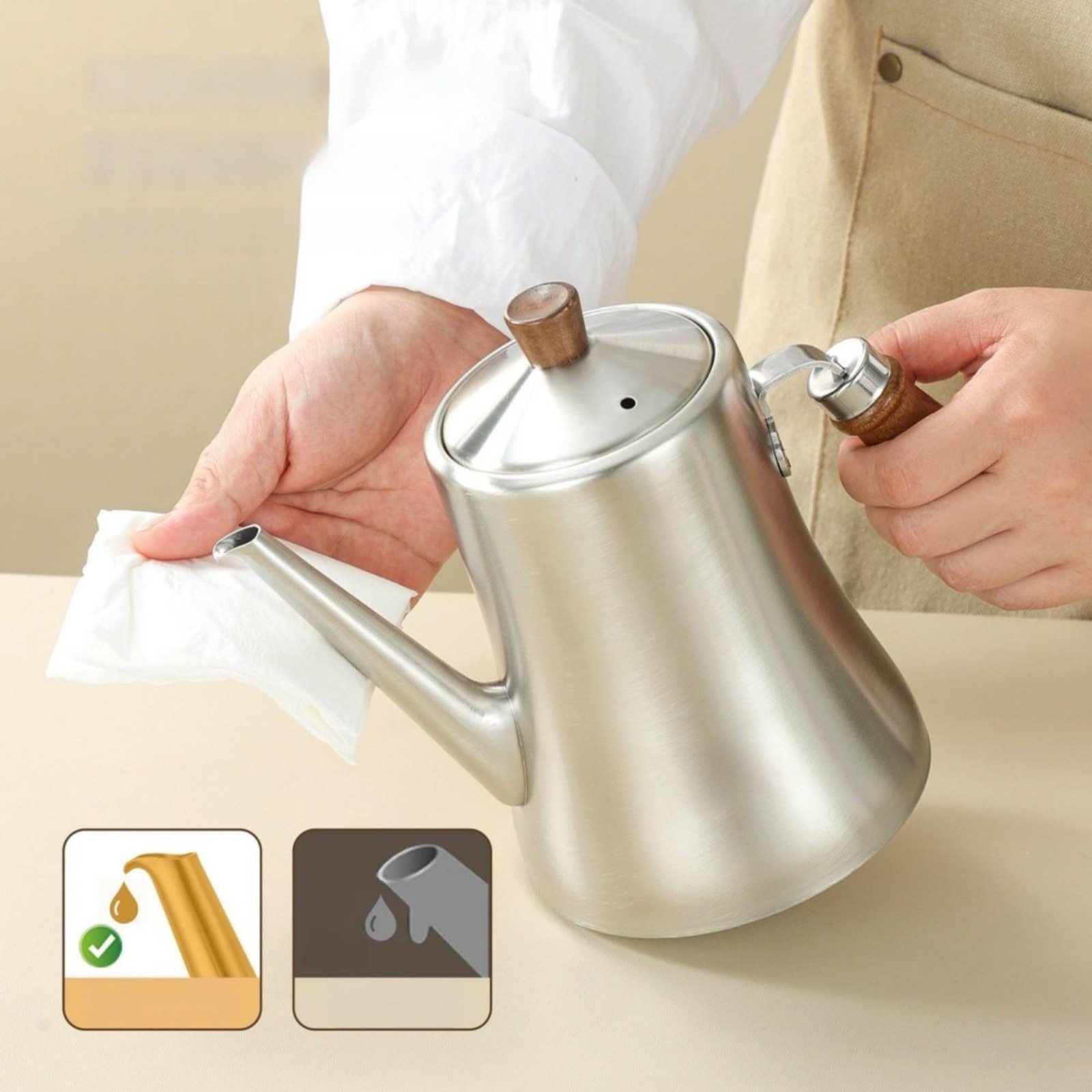Stainless Steel Oil Pot Leakpr - огляд і ціна Home Cooking Oil Filter