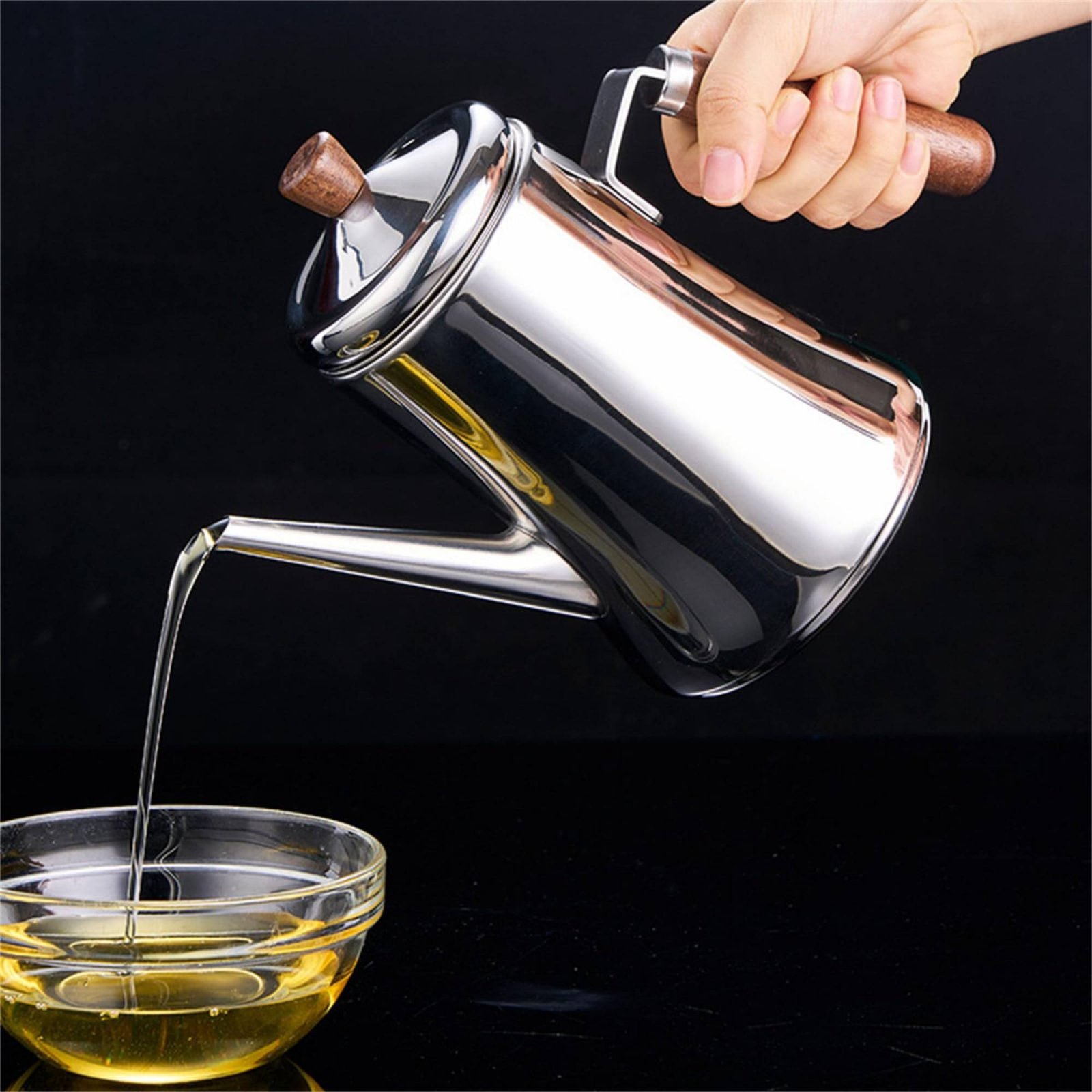 Stainless Steel Oil Pot Leakpr - огляд і ціна Home Cooking Oil Filter