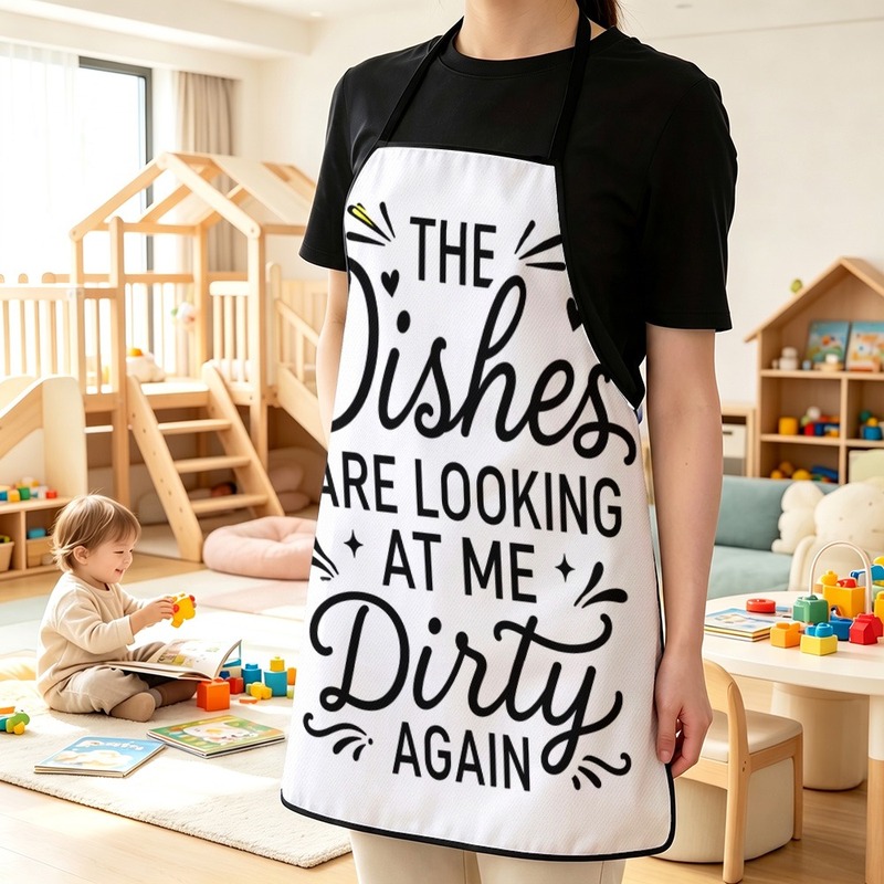 1PC【Apron】2DFlat effect，Focusi - огляд і ціна Home Cooking On