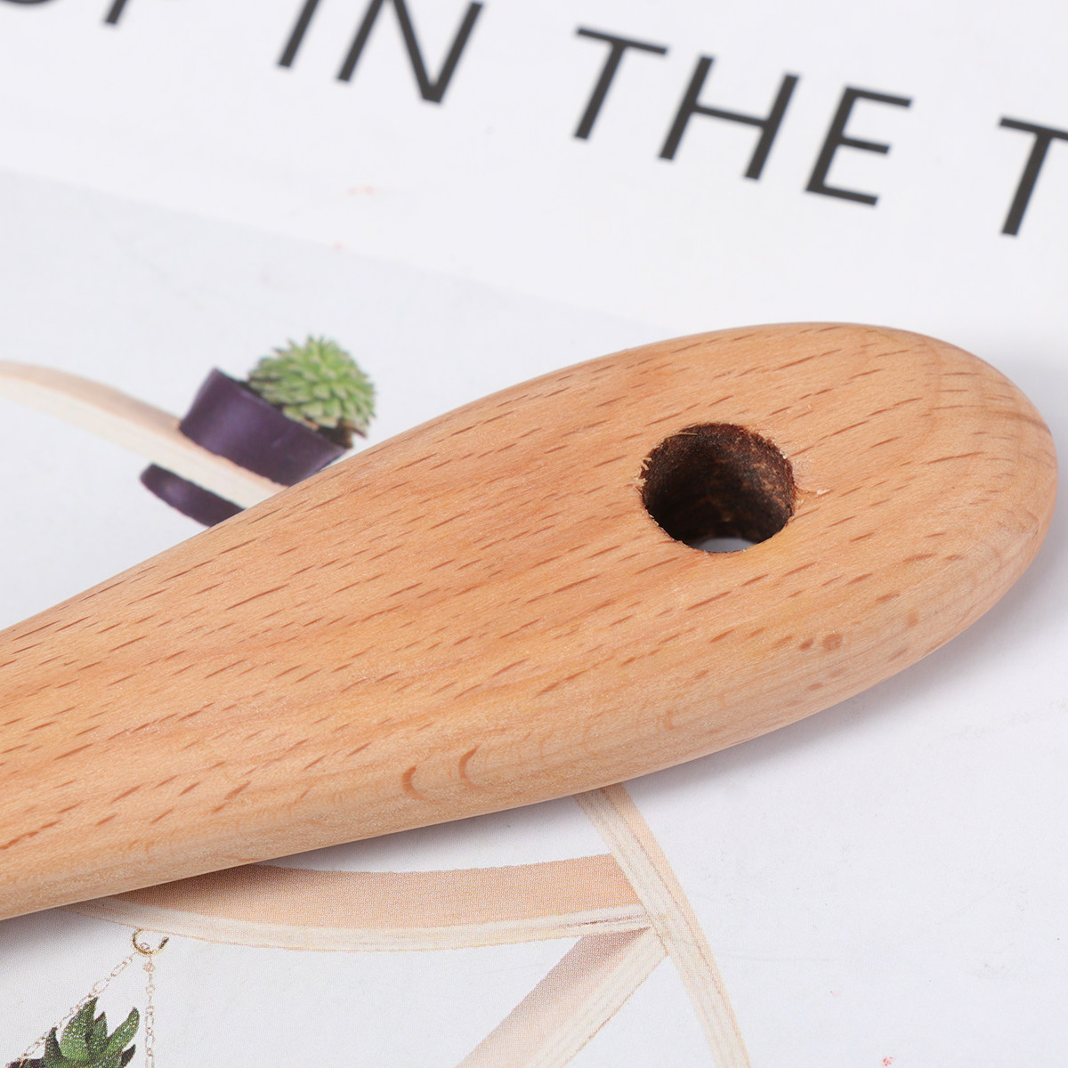 1pc Wooden Rice Shovel Natural - огляд і ціна Home Cooking Restaurant