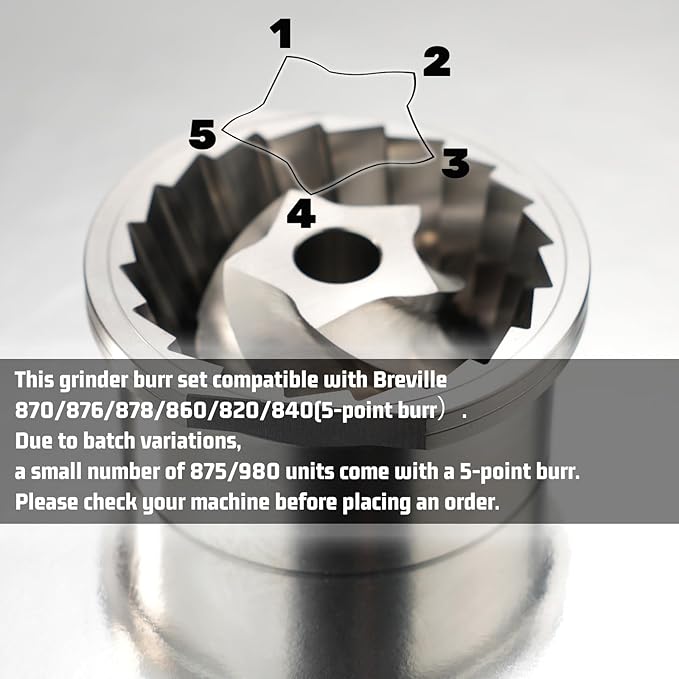 Conical Grinder Burr Set Repla - огляд і ціна Breville Espresso Bes870